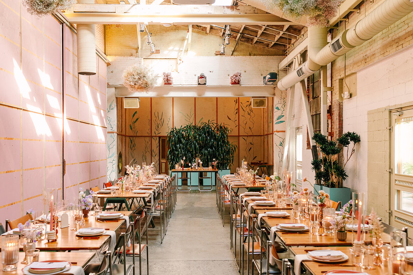 Amelia Nobu wedding setting